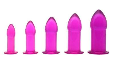 5 Piece Anal Trainer Set - Purple | CupidsSecretStash.com
This well-formed set of gratifying anal dilators has everything you need for all sorts of anal play, whether you are new to anal toys or a seasoned connoisseur. 
Anal Toys