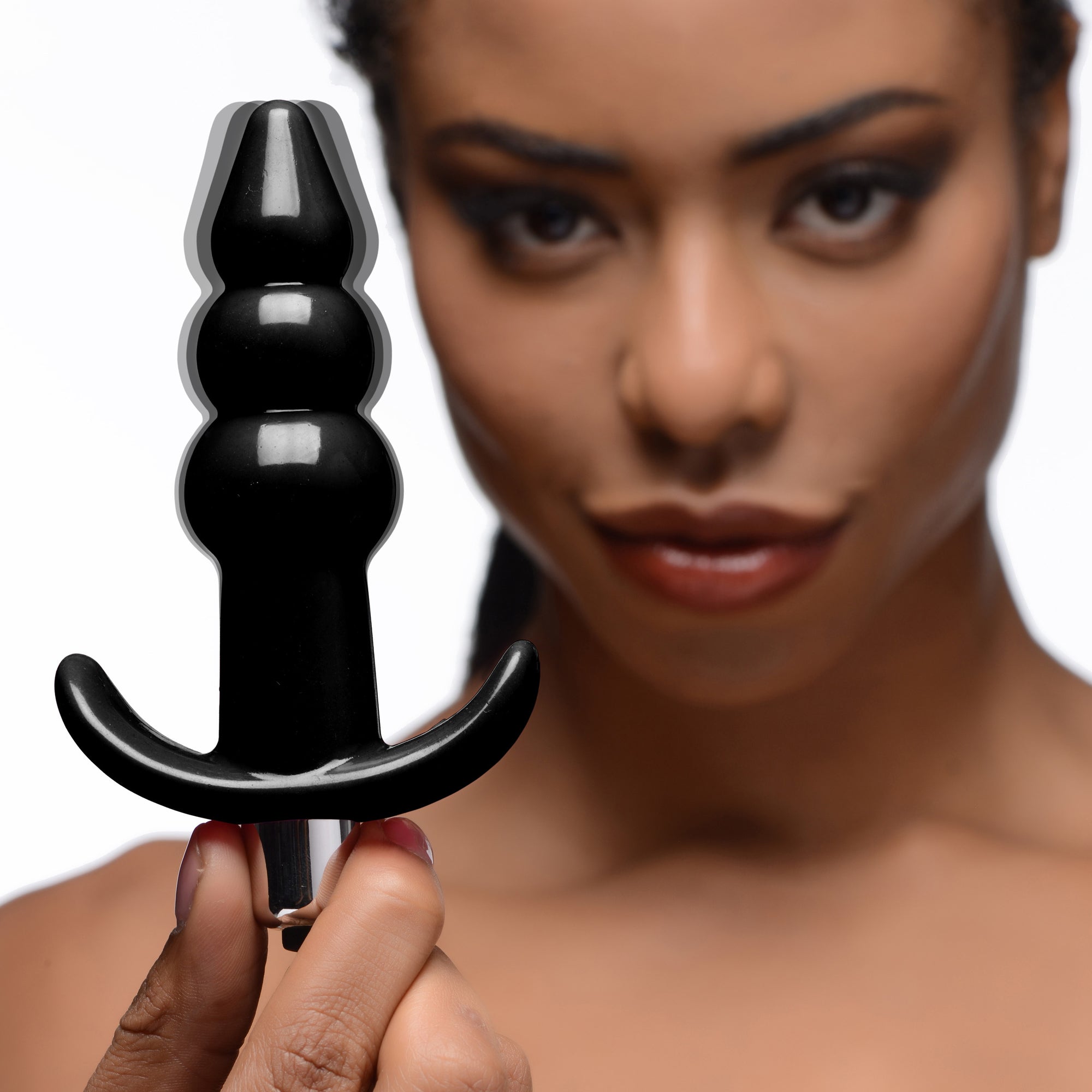 Ribbed Vibrating Butt Plug - Black 
Anal Toys
Frisky Cupid’s Secret Stash