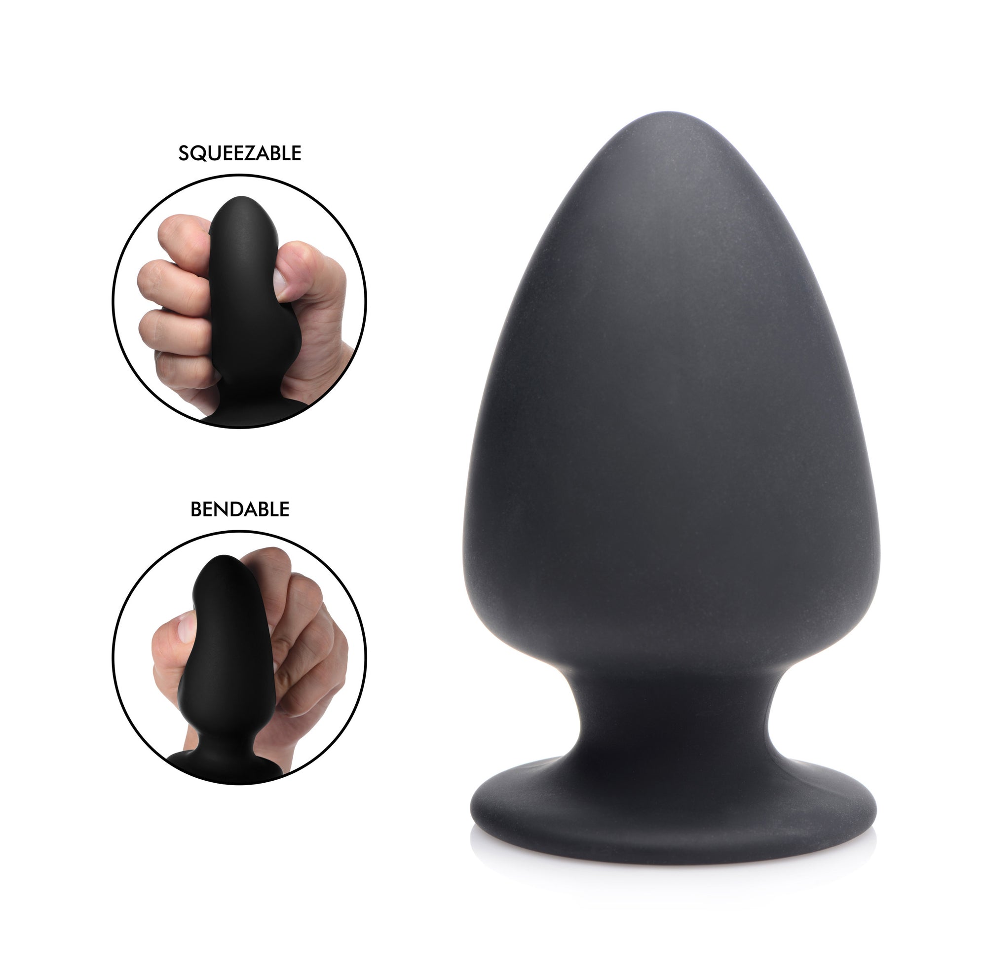 Squeezable Silicone Anal Plug - Medium 
Anal Toys
Squeeze-It Cupid’s Secret Stash