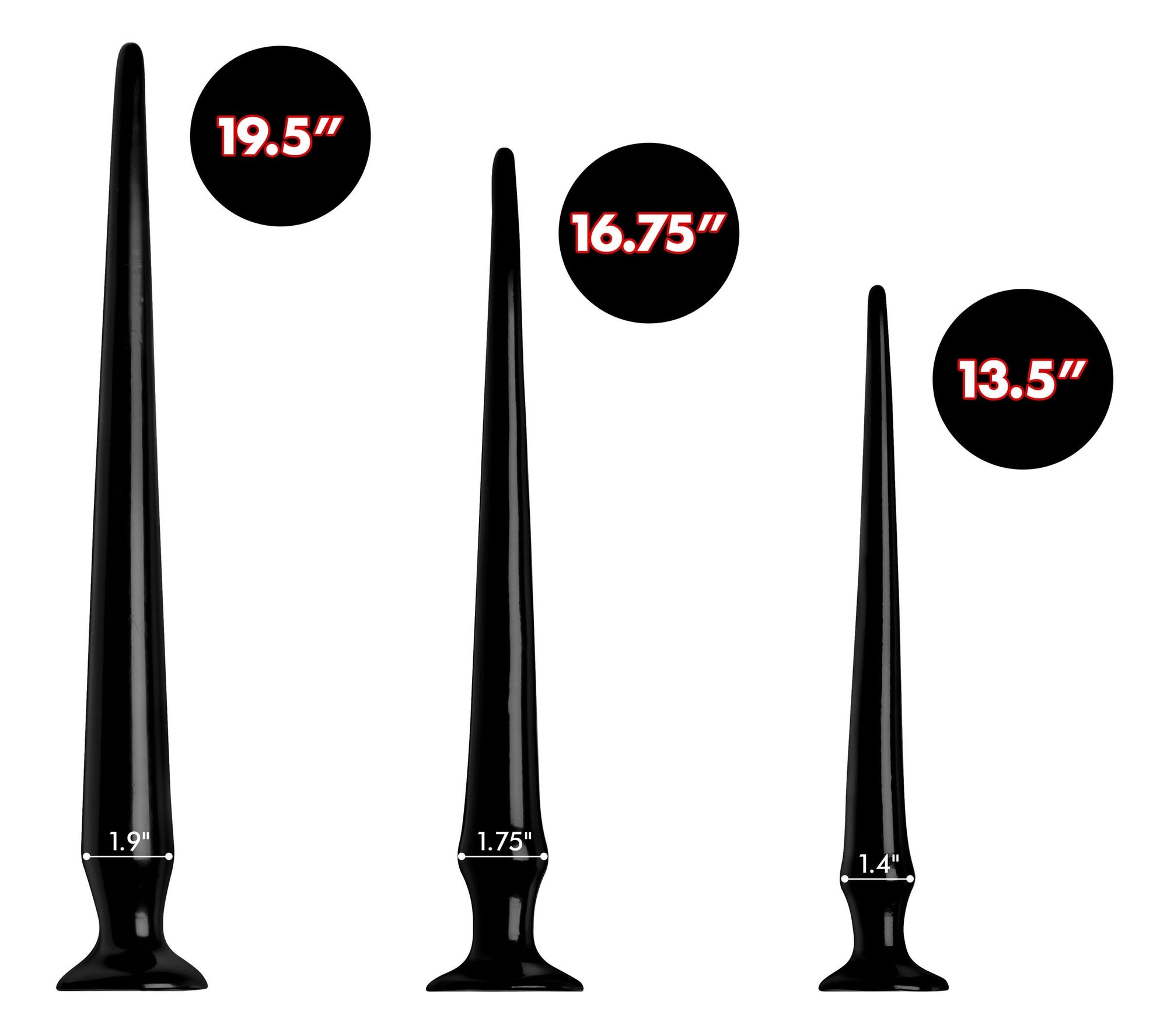 Slim Tapered Anal Hose Training Set 
Anal Toys
Hosed Cupid’s Secret Stash