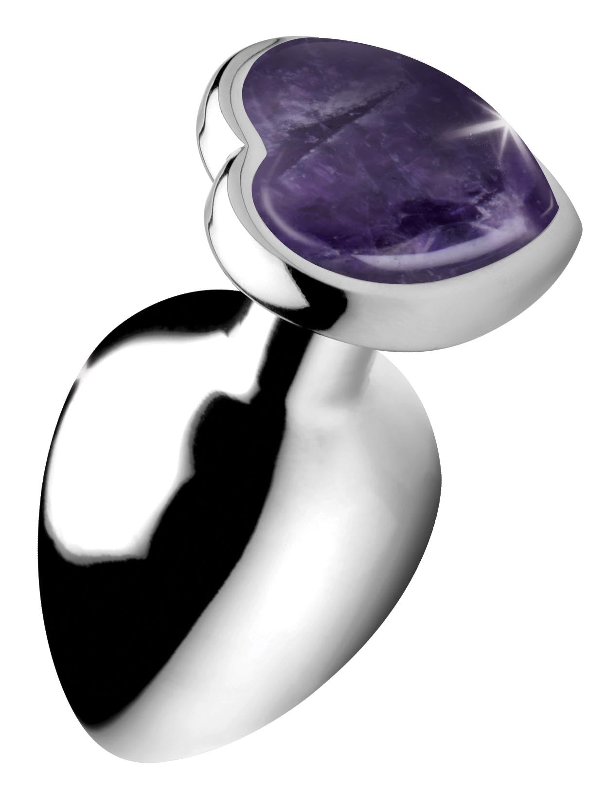 Genuine Amethyst Gemstone Heart Anal Plug - Large 
Anal Toys
Booty Sparks Cupid’s Secret Stash