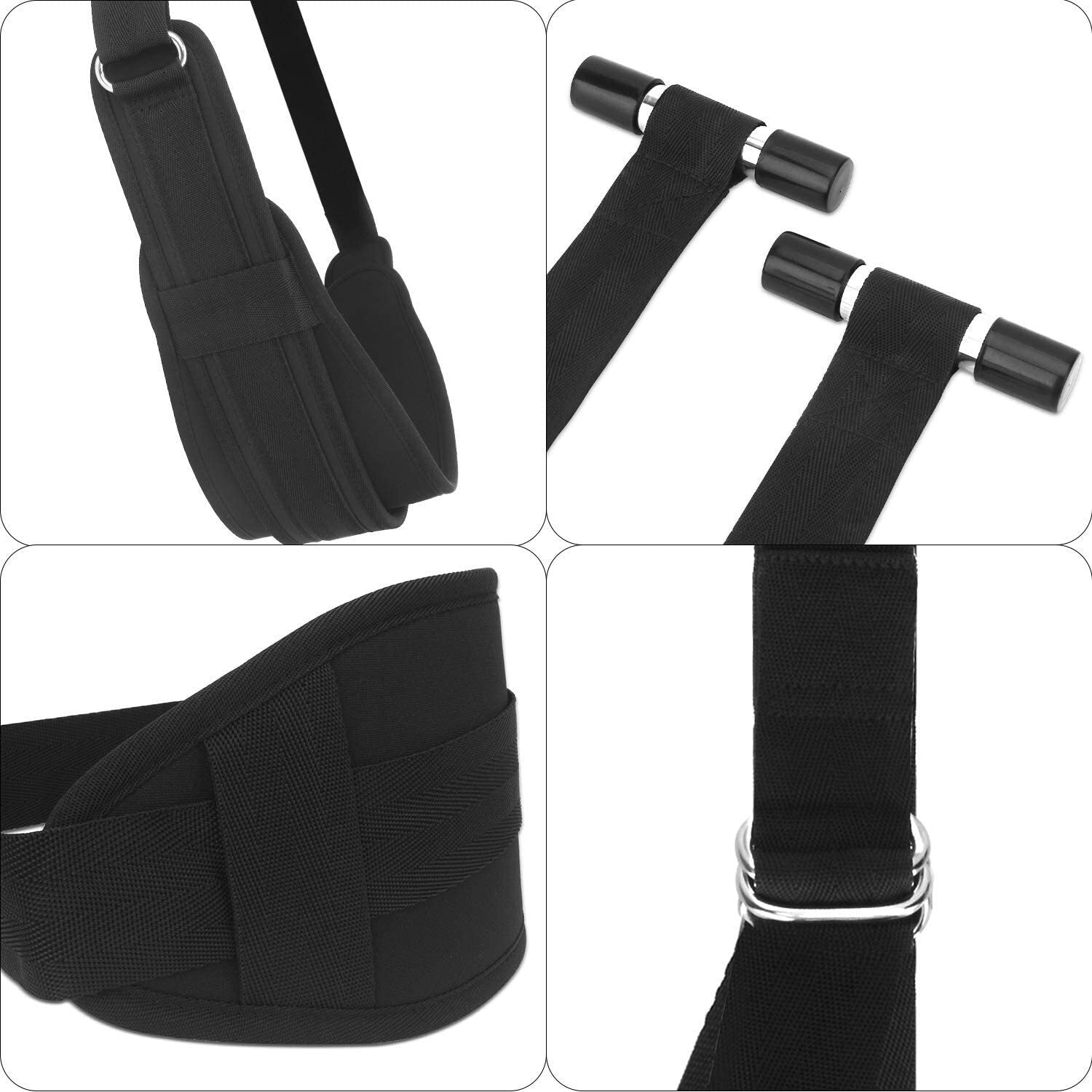 Door Sex Swing with Seat Sexy Slave Bondage Love Slings for Adult Couples with Adjustable Straps 300lbs  black