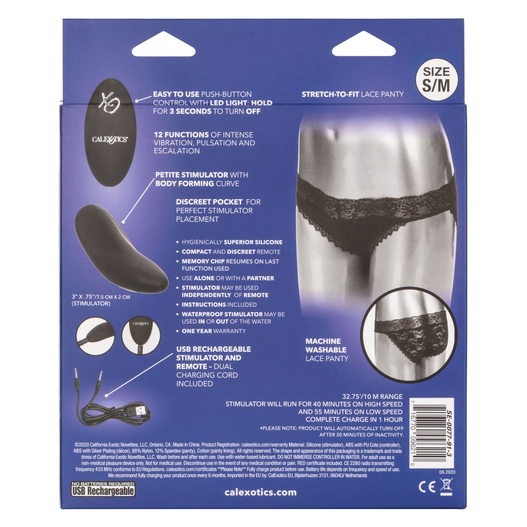 Remote Control Lace Panty Set - S/m discreet vibrators, hot sellers
Panty Vibes
CalExotics Cupid’s Secret Stash