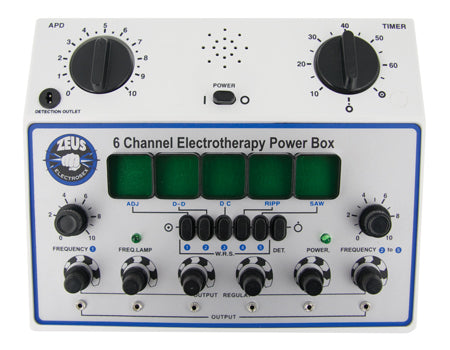 Zeus 6 Channel Deluxe Electrosex Power Box 
Electrosex Power Boxes
Zeus Electrosex Cupid’s Secret Stash